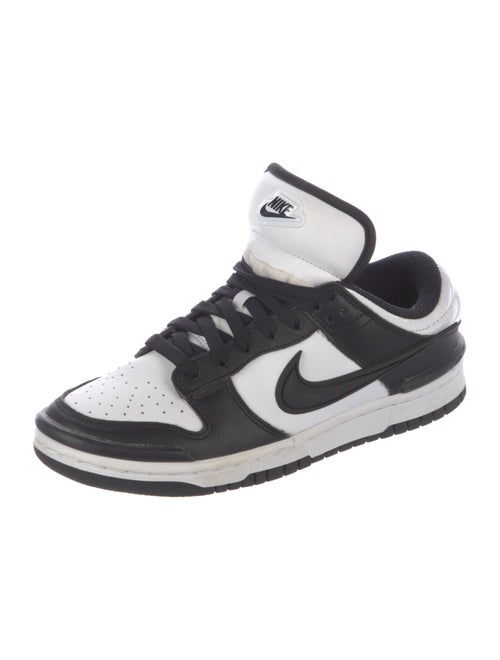 Nike Leather Graphic Print Athletic Sneakers