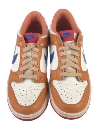 Nike Leather Colorblock Pattern Sneakers
