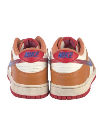 Nike Leather Colorblock Pattern Sneakers