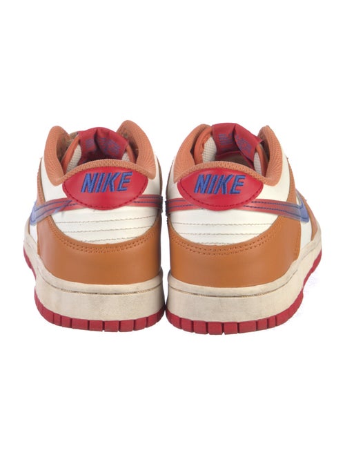 Nike Leather Colorblock Pattern Sneakers