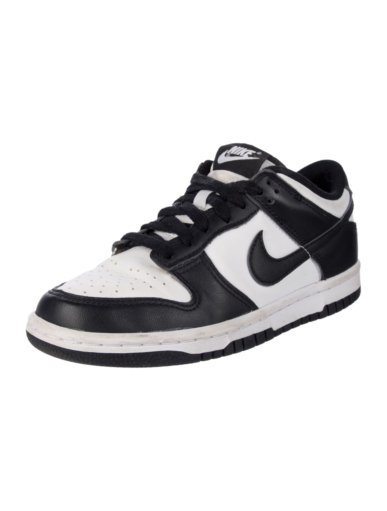 Nike Leather Colorblock Pattern Athletic Sneakers