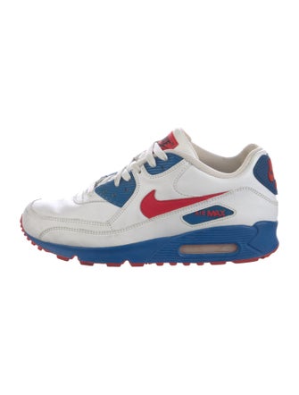 Nike Leather Colorblock Pattern Athletic Sneakers