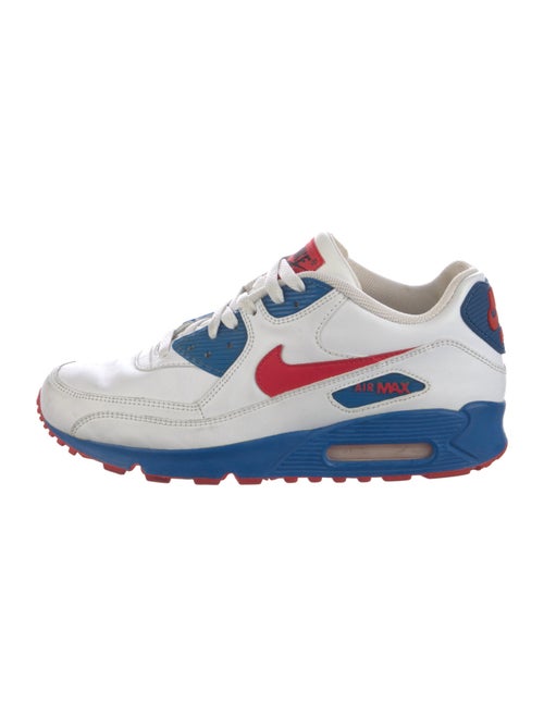 Nike Leather Colorblock Pattern Athletic Sneakers