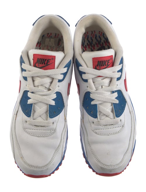 Nike Leather Colorblock Pattern Athletic Sneakers