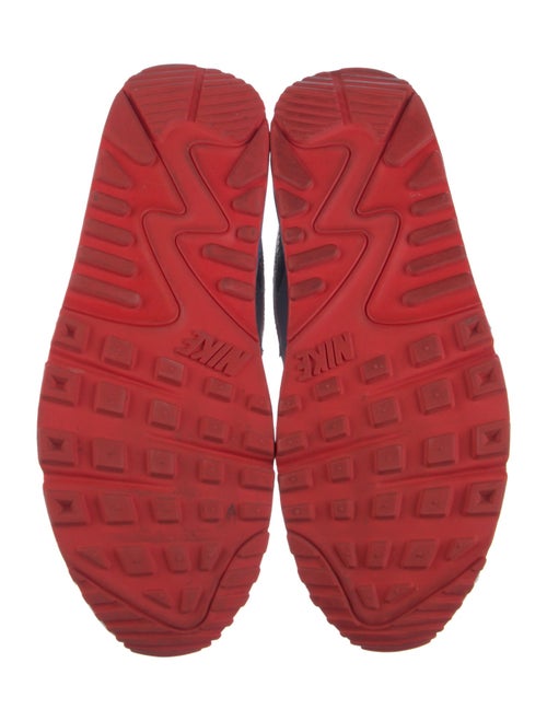 Nike Leather Colorblock Pattern Athletic Sneakers