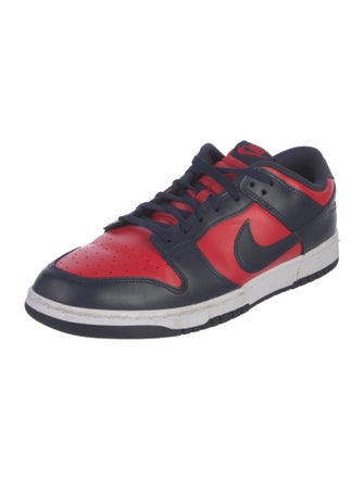 Nike Leather Colorblock Pattern Sneakers