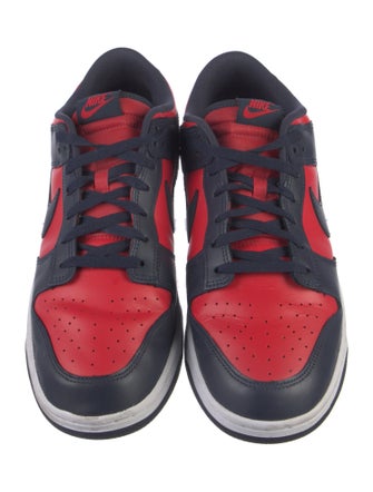Nike Leather Colorblock Pattern Sneakers