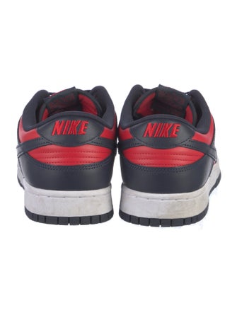 Nike Leather Colorblock Pattern Sneakers