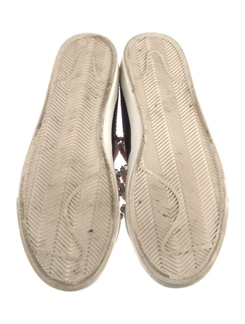 Nike Leather Colorblock Pattern Sneakers