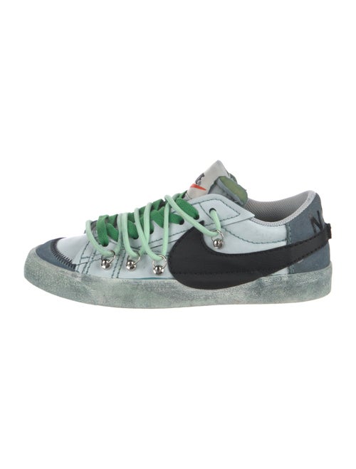 Nike Leather Colorblock Pattern Sneakers