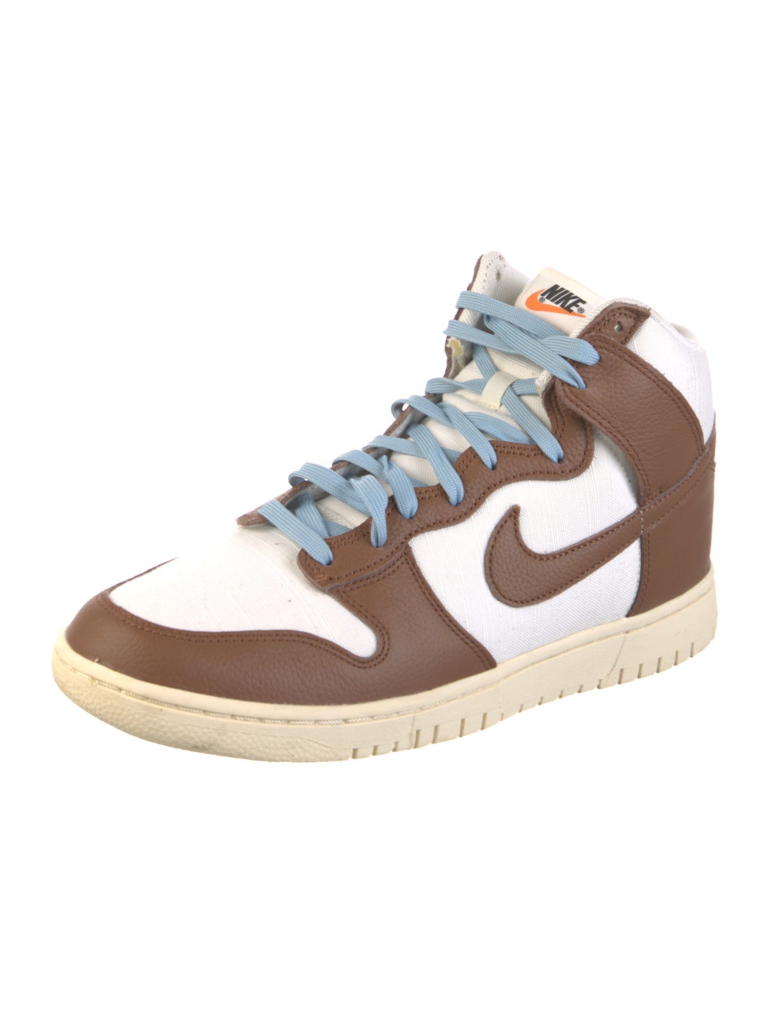 Nike Leather Colorblock Pattern Sneakers
