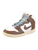 Nike Leather Colorblock Pattern Sneakers
