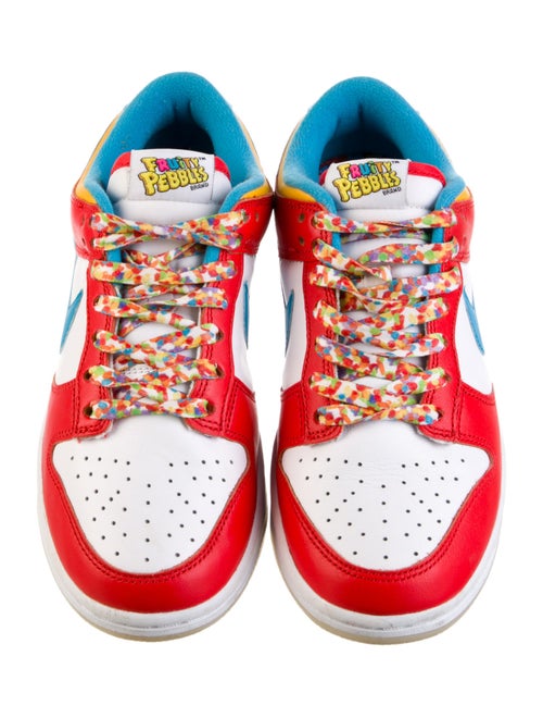 Nike Leather Colorblock Pattern Athletic Sneakers