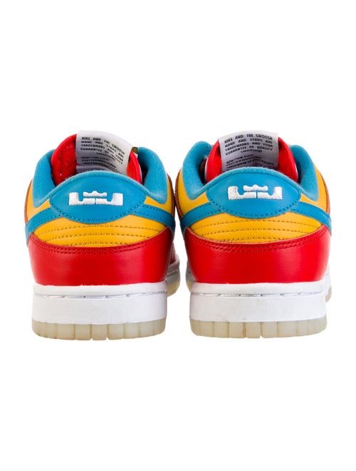 Nike Leather Colorblock Pattern Athletic Sneakers