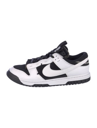 Nike Leather Colorblock Pattern Athletic Sneakers