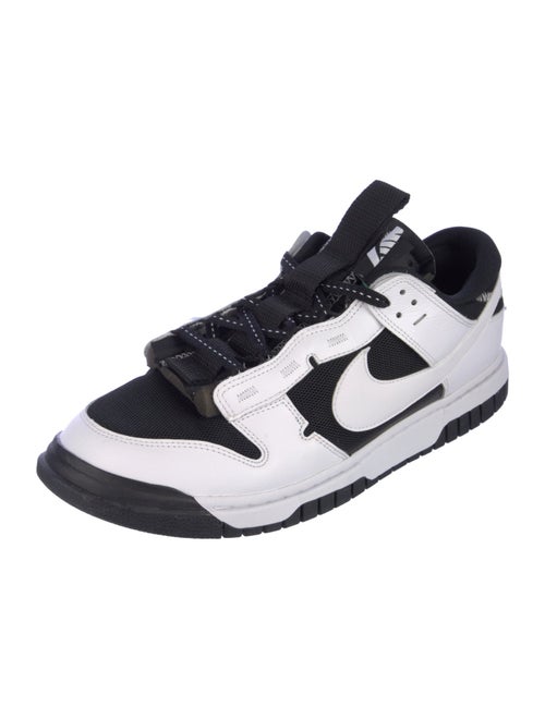 Nike Leather Colorblock Pattern Athletic Sneakers