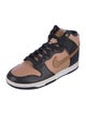 Nike Leather Colorblock Pattern Sneakers