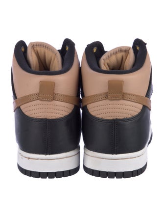Nike Leather Colorblock Pattern Sneakers