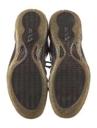 Nike Patent Leather Colorblock Pattern Sneakers