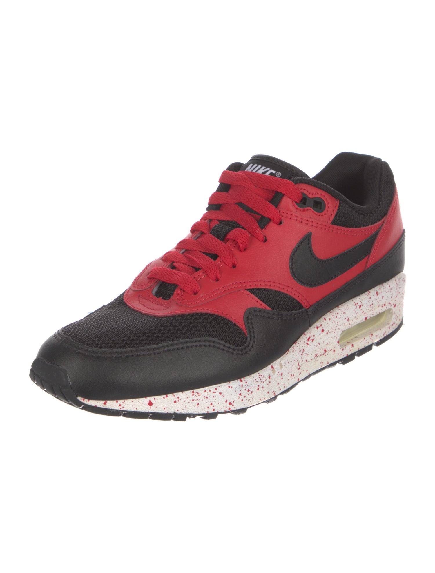 Nike Leather Graphic Print Athletic Sneakers