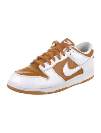Nike Leather Colorblock Pattern Sneakers