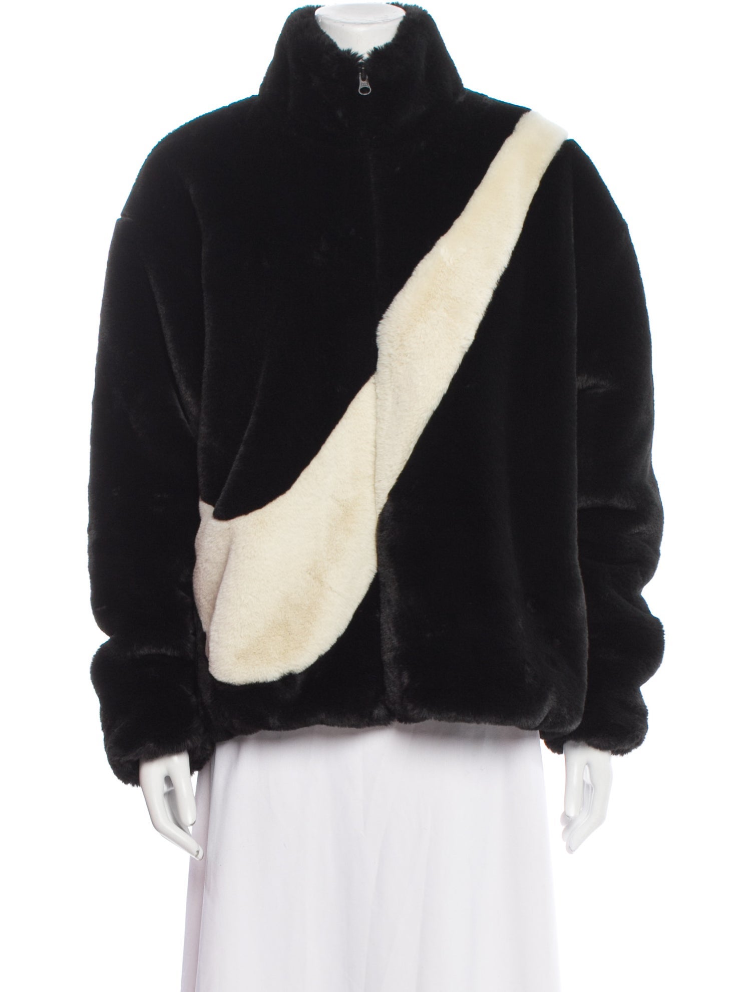 Nike Faux Fur Faux Fur Jacket