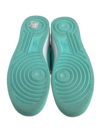 Nike Leather Colorblock Pattern Athletic Sneakers