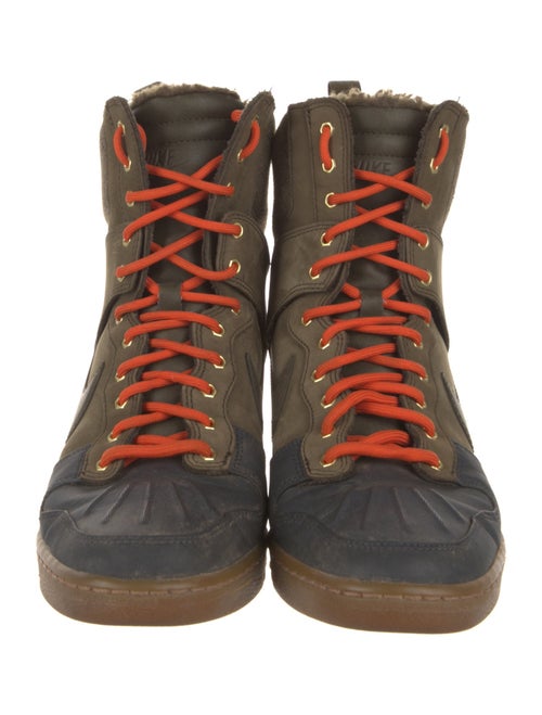 Nike Suede Graphic Print Wedge Sneakers