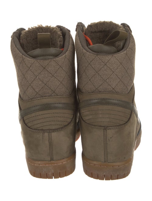 Nike Suede Graphic Print Wedge Sneakers