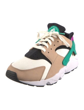 Nike Suede Colorblock Pattern Athletic Sneakers