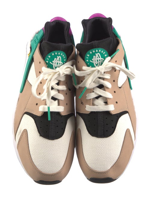 Nike Suede Colorblock Pattern Athletic Sneakers