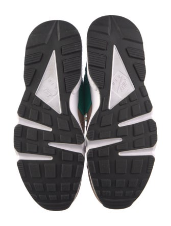 Nike Suede Colorblock Pattern Athletic Sneakers