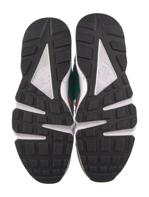 Nike Suede Colorblock Pattern Athletic Sneakers