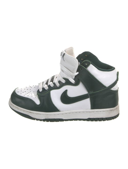 Nike Leather Colorblock Pattern Sneakers