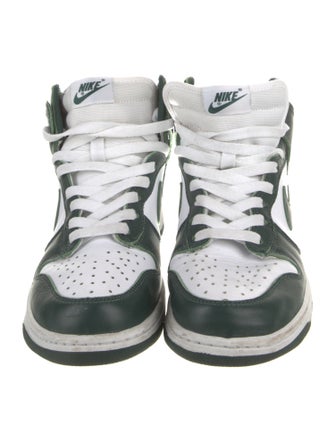 Nike Leather Colorblock Pattern Sneakers