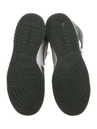 Nike Leather Colorblock Pattern Sneakers