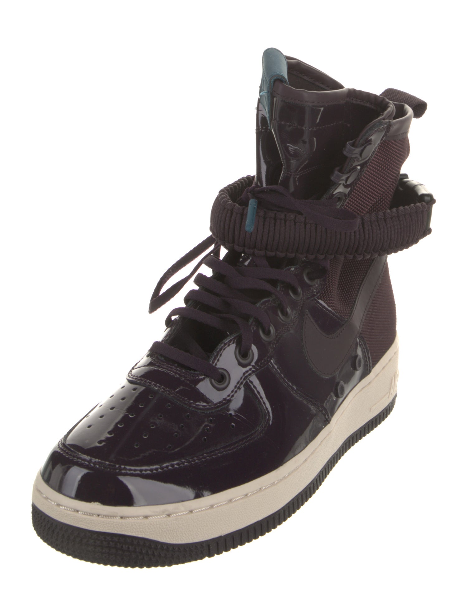 Nike Patent Leather Wedge Sneakers