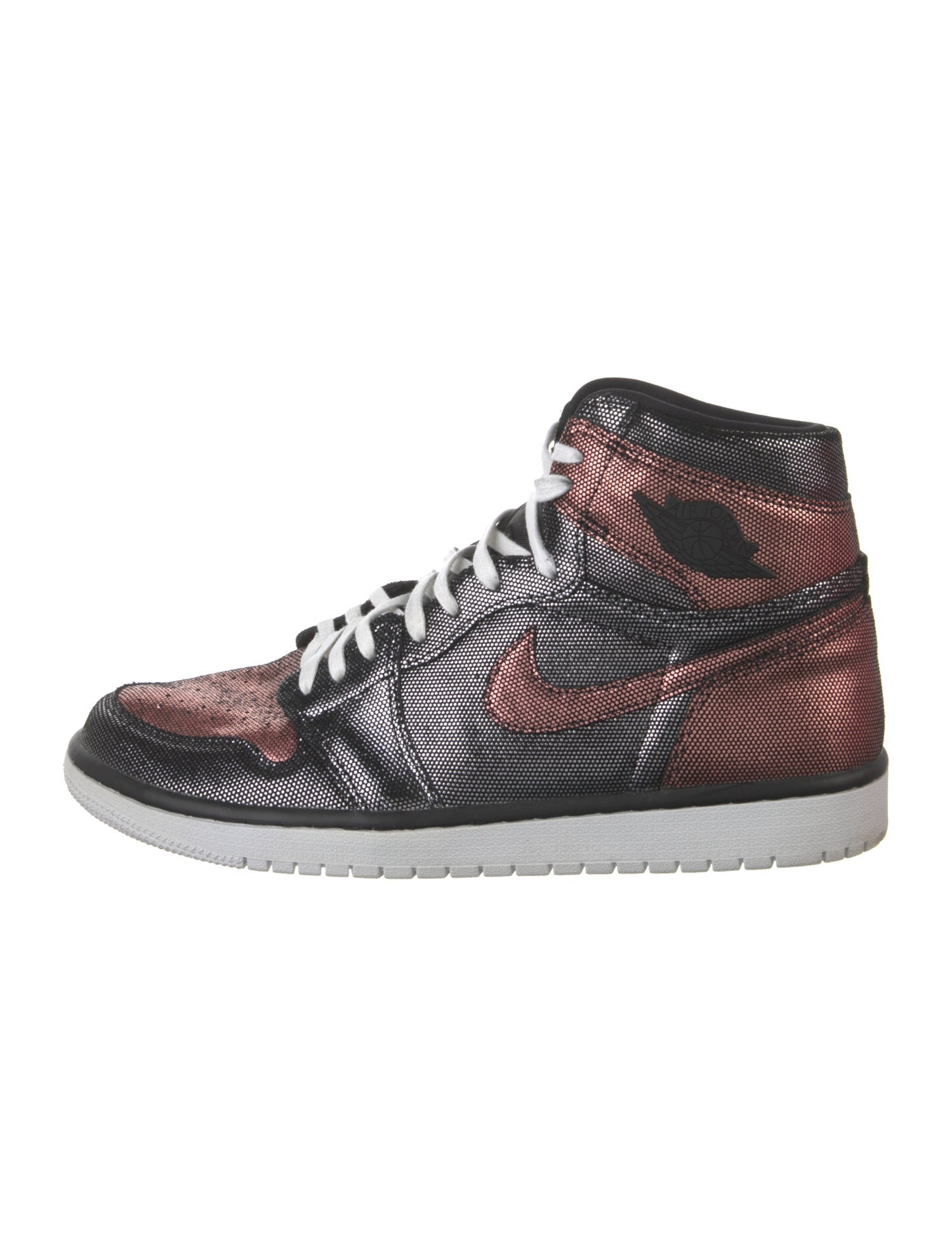 Nike Leather Colorblock Pattern Sneakers