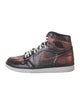 Nike Leather Colorblock Pattern Sneakers