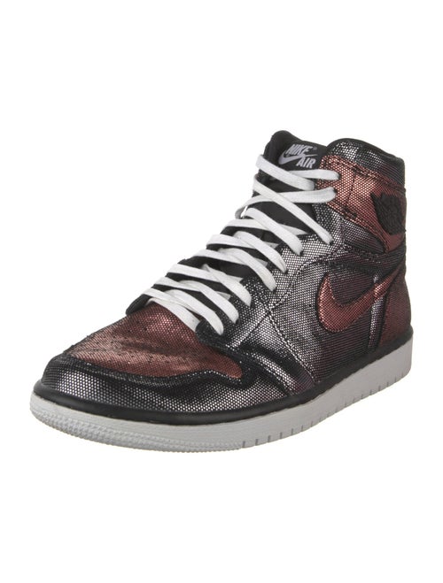 Nike Leather Colorblock Pattern Sneakers