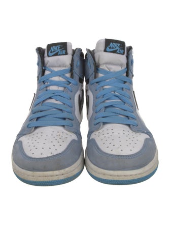 Nike Leather Colorblock Pattern Sneakers