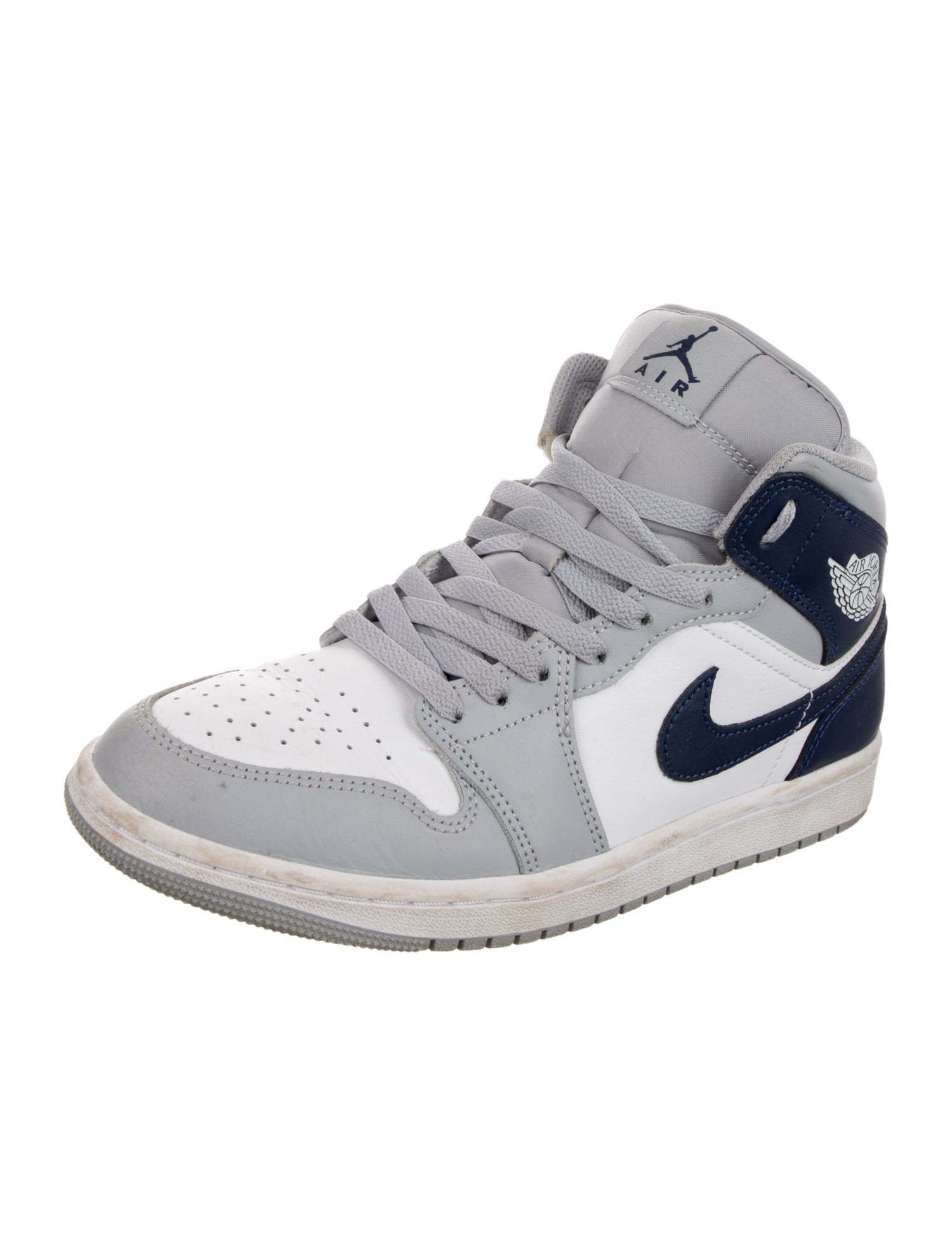 Nike Leather Colorblock Pattern Sneakers