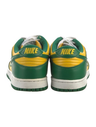 Nike Leather Colorblock Pattern Sneakers