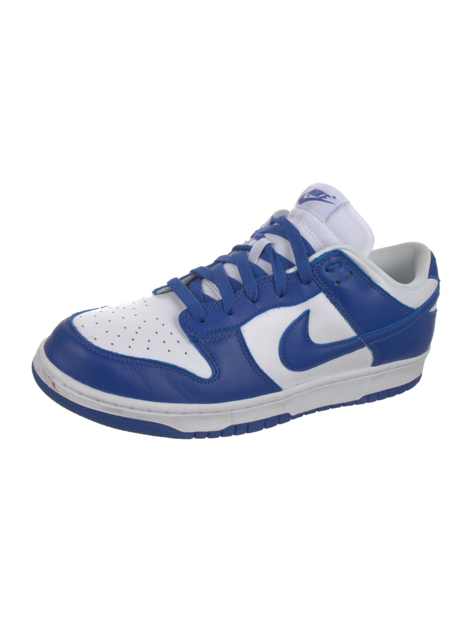 Nike Leather Colorblock Pattern Athletic Sneakers