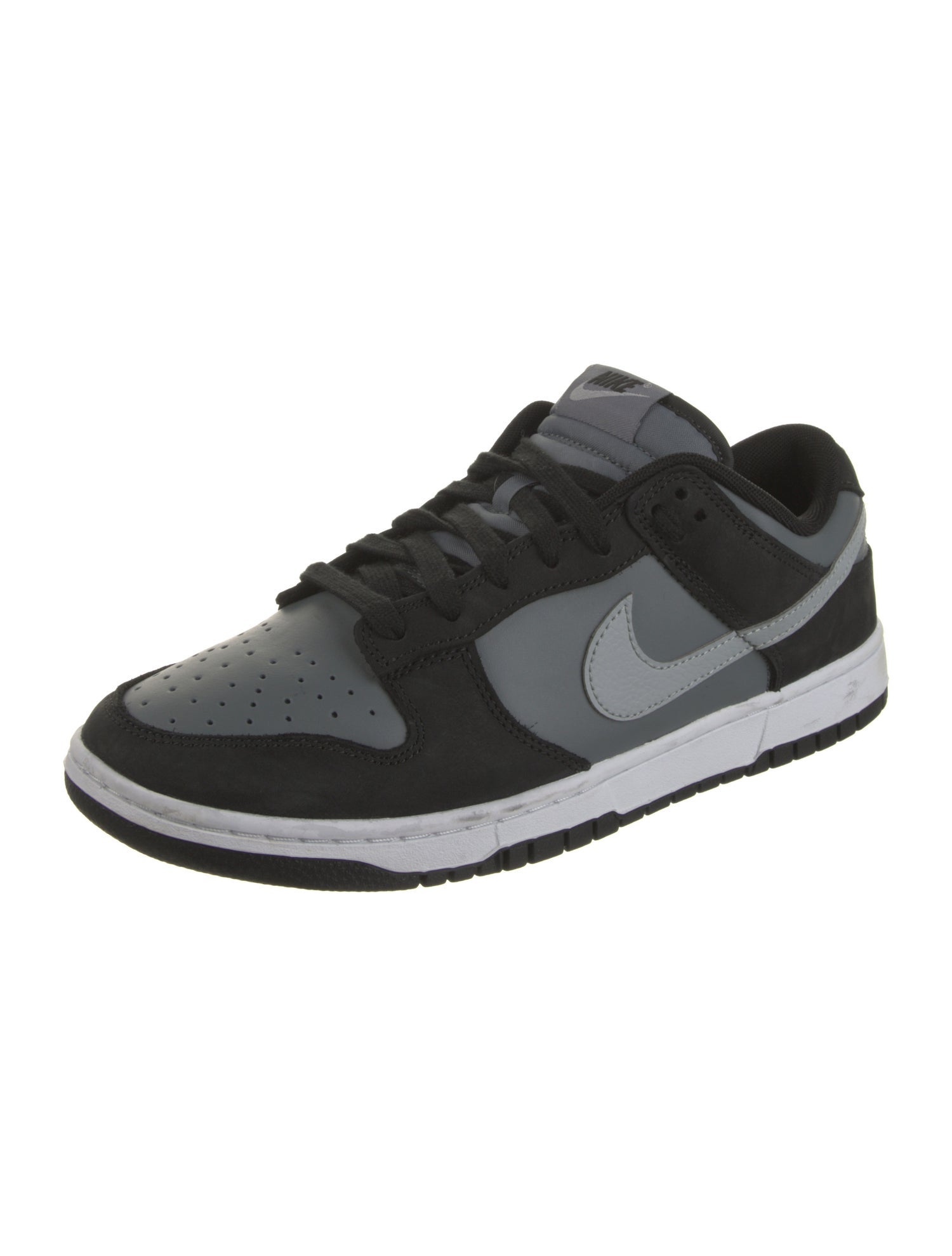 Nike Leather Colorblock Pattern Sneakers