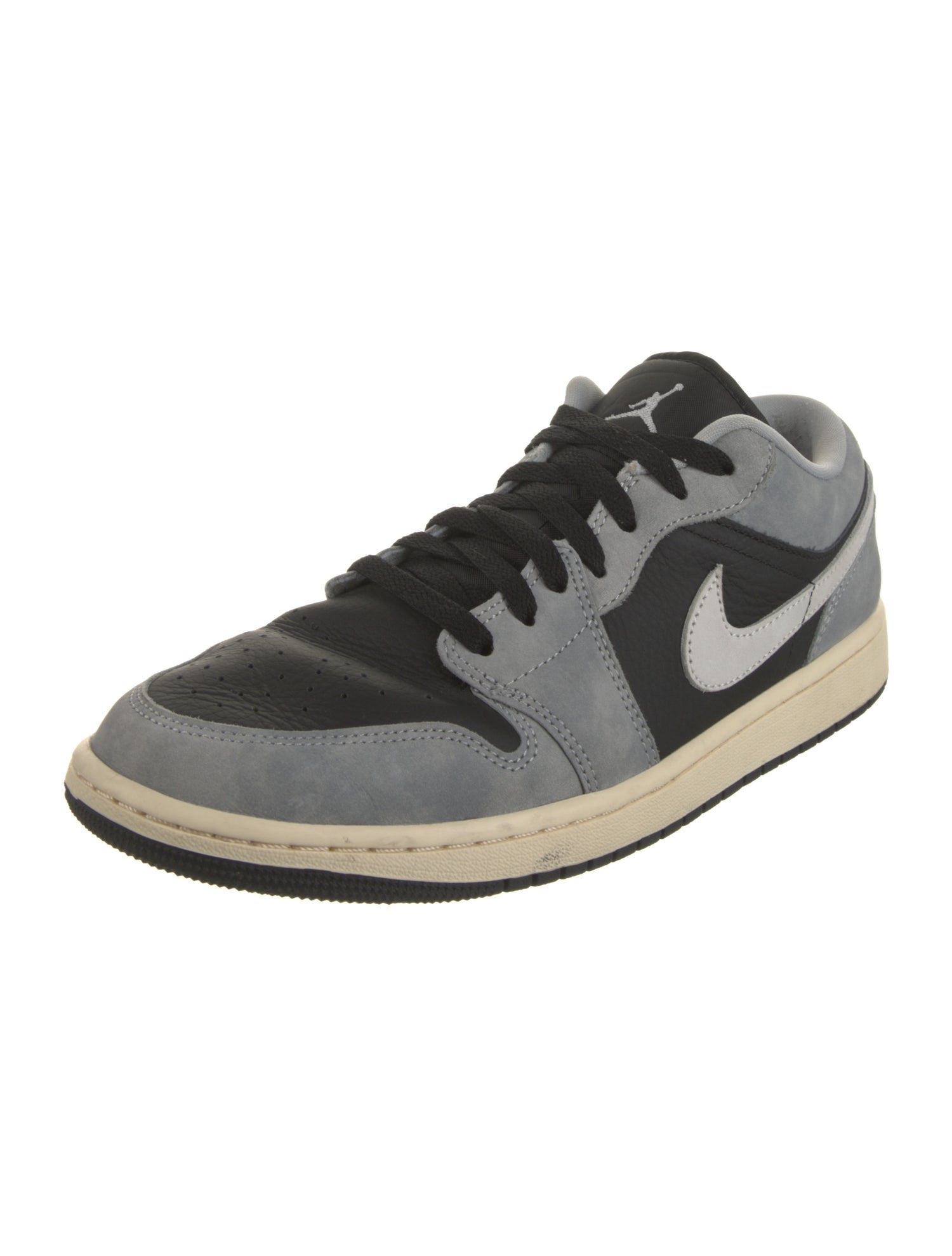 Nike Leather Colorblock Pattern Sneakers