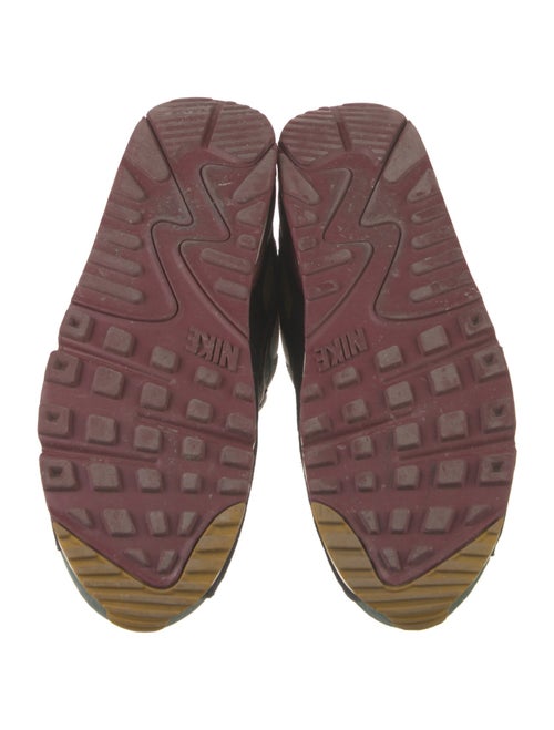 Nike Suede Colorblock Pattern Athletic Sneakers