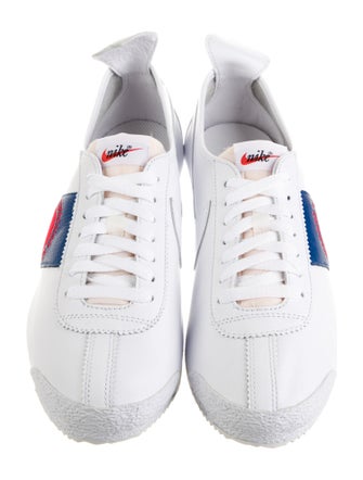 Nike Leather Embroidered Accent Sneakers