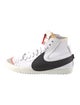 Nike Leather Colorblock Pattern Sneakers