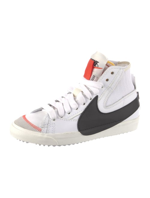 Nike Leather Colorblock Pattern Sneakers